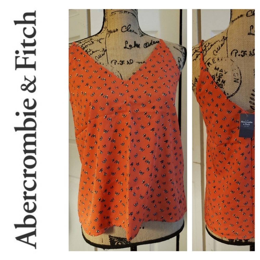 Abercrombie & Fitch, S, Org, Ador. w Butterflies